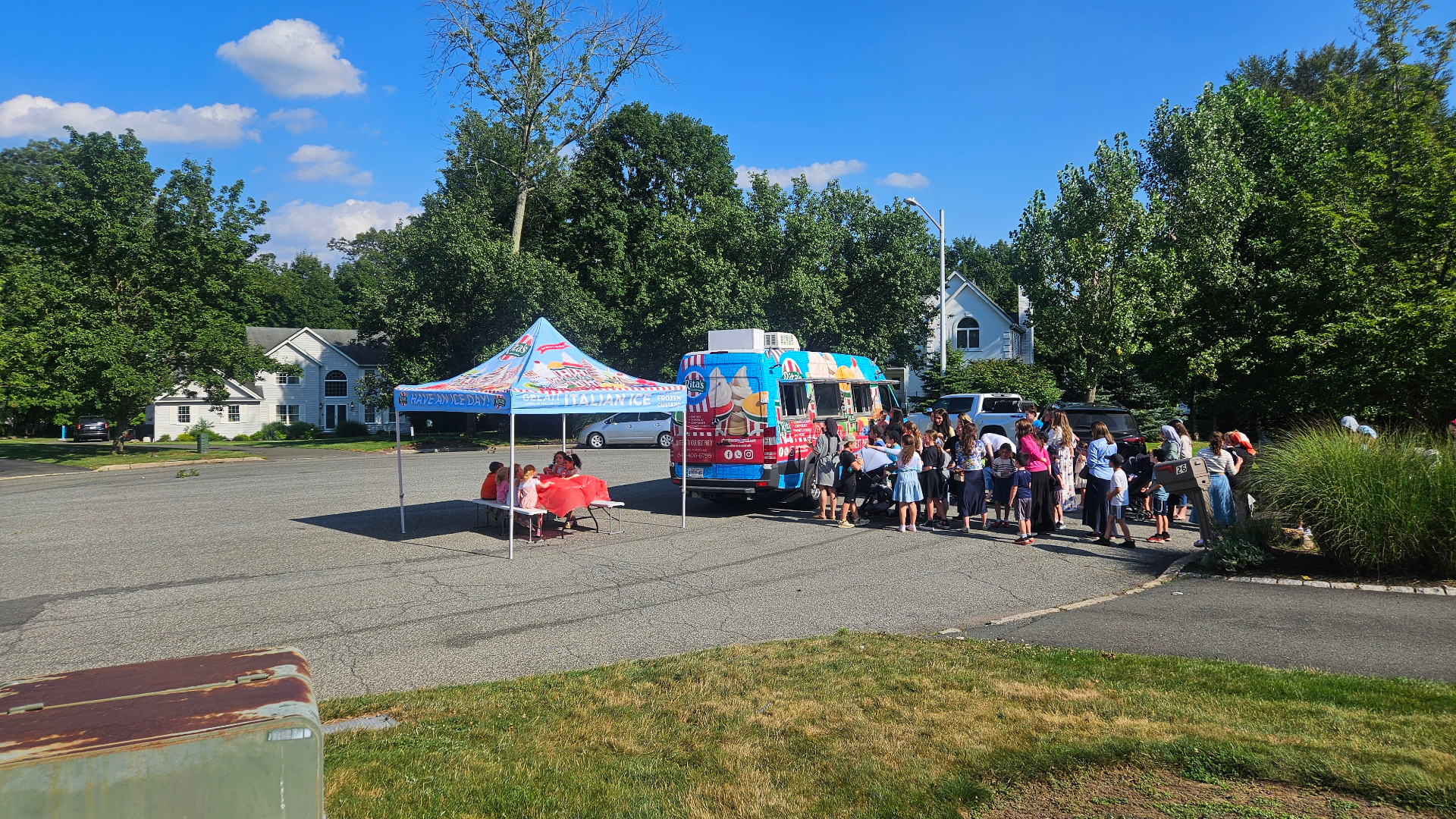Rita’s of Monsey truck serving Italian ice and frozen custard at an event